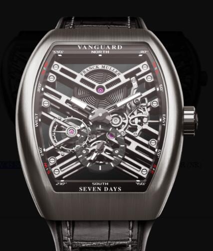 Review Franck Muller Vanguard Skeleton Review Replica Watch Cheap Price V 45 S6 SQT NR BR (NR) TT - Click Image to Close